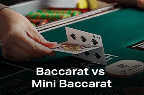 mini baccarat vs baccarat|The Difference Between Baccarat and Mini Baccarat .